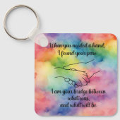 Toen ik een hand nodig had sleutelhanger (Voorkant)