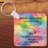 Toen ik een hand nodig had sleutelhanger (Voorkant)