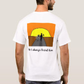 Toen ik een kind was, bewogen mijn ouders veel t-shirt (Achterkant)