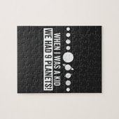 Toen ik een kind was met 9 planeten. legpuzzel (Horizontaal)