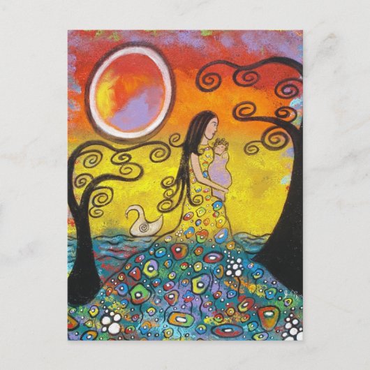 Toen ik haar vasthield, was alles anders Briefkaar Briefkaart (Voorkant)