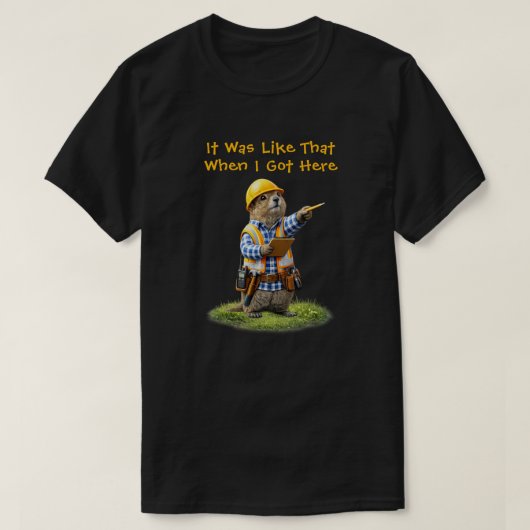 "Toen ik hier kwam" T-shirt (Design voorkant)