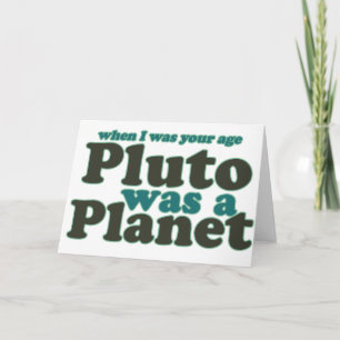 Toen ik je leeftijd was, was Pluto een planeet Kaart