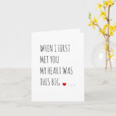 Toen ik je voor het eerst ontmoette, grappige Vale Kaart (Gele Bloem)