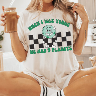 Toen ik jong was hadden we 9 planeten, Pluto Plane T-shirt