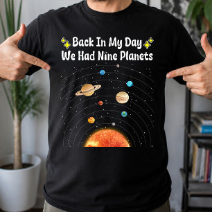 Toen Ik Jong Was Hadden We Negen Planeten Pluto As T-shirt