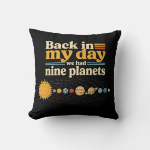 Toen Ik Jong Was Negen Planeten Inclusief Pluto Gr Kussen