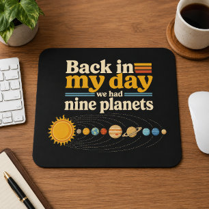 Toen Ik Jong Was Negen Planeten Inclusief Pluto Gr Muismat