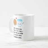 Toen ik mijn koekjes in mijn melk gooide, denk ik  koffiemok (Voorkant links)