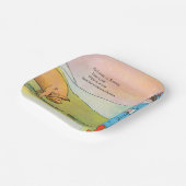 Toen ik naar Bonner ging ontmoette ik een varken - Papieren Bordje (Gebogen)