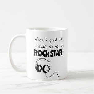 Toen ik op Rock Star Coffee Mok groeide