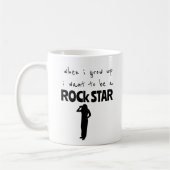 Toen ik op Rock Star Coffee Mok groeide (Links)