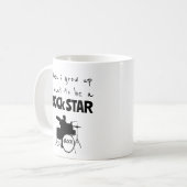 Toen ik op Rock Star Coffee Mok groeide (Voorkant links)