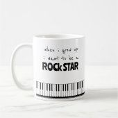Toen ik op Rock Star Coffee Mok groeide (Links)