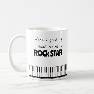 Toen ik op Rock Star Coffee Mok groeide