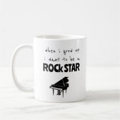 Toen ik op Rock Star Coffee Mok groeide (Links)
