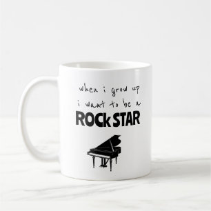 Toen ik op Rock Star Coffee Mok groeide