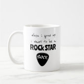 Toen ik op Rock Star Coffee Mok groeide (Links)