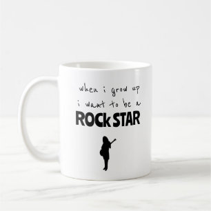 Toen ik op Rock Star Coffee Mok groeide