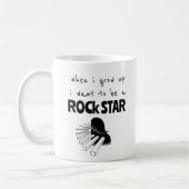 Toen ik op Rock Star Coffee Mok groeide (Links)