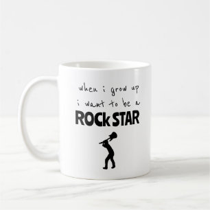 Toen ik op Rock Star Coffee Mok groeide