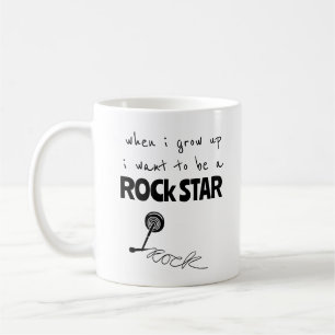 Toen ik op Rock Star Coffee Mok groeide