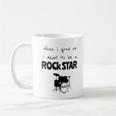 Toen ik op Rock Star Coffee Mok groeide (Links)