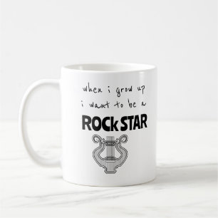 Toen ik op Rock Star Coffee Mok groeide