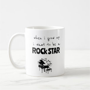 Toen ik op Rock Star Coffee Mok groeide