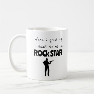 Toen ik op Rock Star Coffee Mok groeide