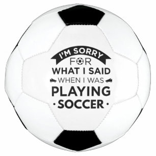 Toen ik voetbal speelde