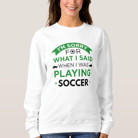 Toen ik voetbal speelde trui (Voorkant)