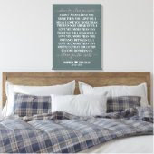 Toen ik zei dat ik meer van je hou jubileum canvas afdruk (Insitu (Slaapkamer))