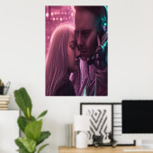 Toen je huilde | AI Art Poster (Thuiskantoor)