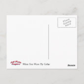 Toen je mijn kraag droeg briefkaart (Achterkant)