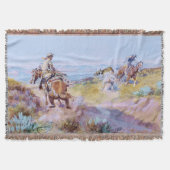 “Toen koeien wild waren” van Charles M Russell Deken (Voorkant)