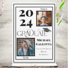 Toen & nu 2 foto Afstuderen jaar vet Afstuderen Kaart