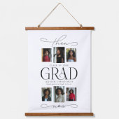 Toen & Nu Afstudeerder Fotocollage Afstuderen Keep Hangend Wandkleed (Voorkant)