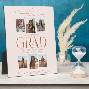 Toen & Nu Fotocollage Afstuderen Keepsake Fotoplaat