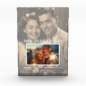 Toen & Nu Jubileum mijlpaal | Foto van het paar (Voorkant)