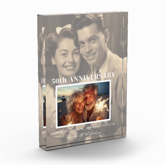 Toen & Nu Jubileum mijlpaal | Foto van het paar (Links)