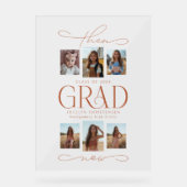 Toen & Nu Photo Collage Afstudeerder Afstuderen We Acryl Bord (Voorkant)