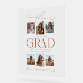 Toen & Nu Photo Collage Afstudeerder Afstuderen We Acryl Bord (Hoek)