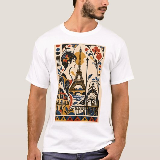 Toen Parijs Bloeide T-shirt (Voorkant)