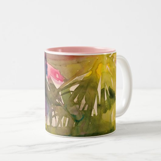 Toen planten wild waren tweekleurige koffiemok (Voorkant rechts)