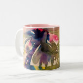 Toen planten wild waren tweekleurige koffiemok (Voorkant links)