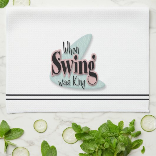 Toen Swing koning was Theedoek (Gevouwen)