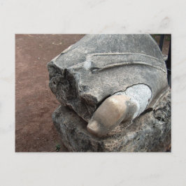 Toen van beeld in Romeinse Ruins Briefkaart
