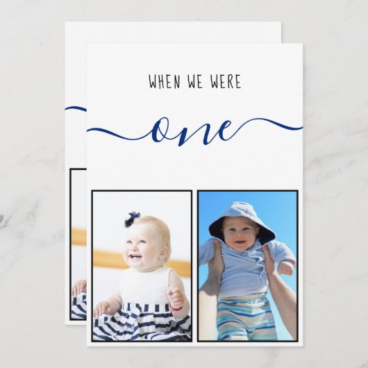 Toen we een groot tafelnummer waren met Kinder fot (Voorkant / Achterkant)