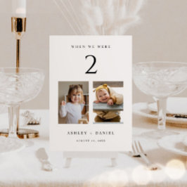 Toen We Leeftijden Waren Kaart